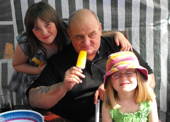 Bethany, Grandad & Lily - Father's Day June 2010