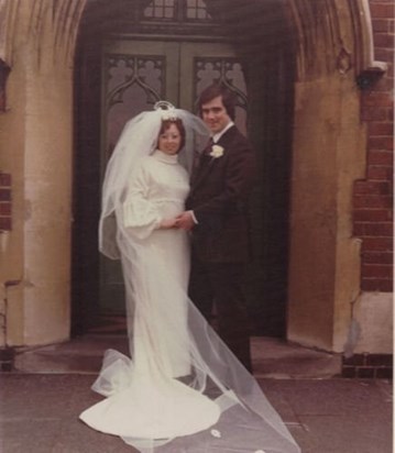 wedding day 29/03/1975