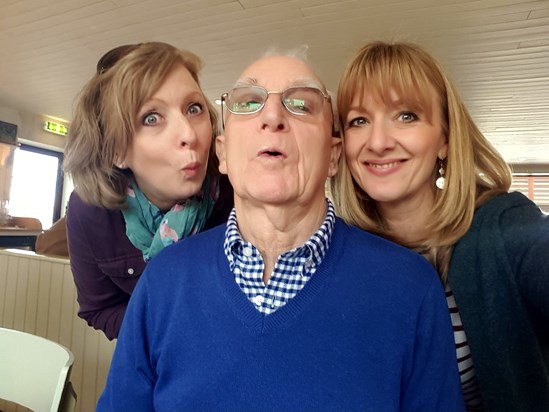 Popsie with his girls Feb 2017