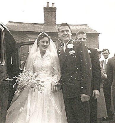 Sheila and Bill's Wedding 17th March 1956