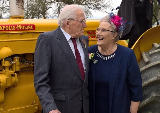 Sheila and Bill 7th April 2018 (granddaughter Chloe's wedding day)