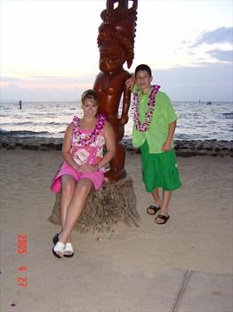 Sammy and Jon in Hawaii in 2005