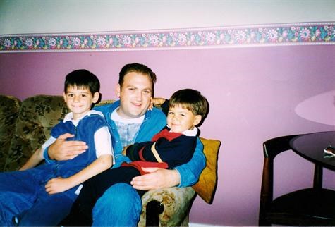 Paul with his sons Jamie & Christopher