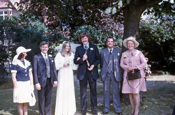 John and Kathy's wedding - Littlehampton 1975