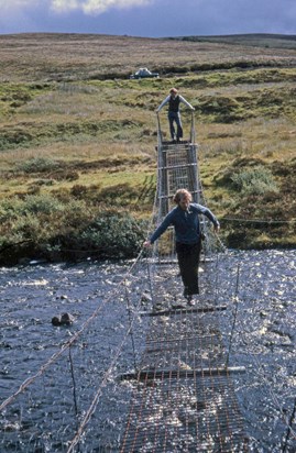 Crossing the bridge - Isle of Skye 1972