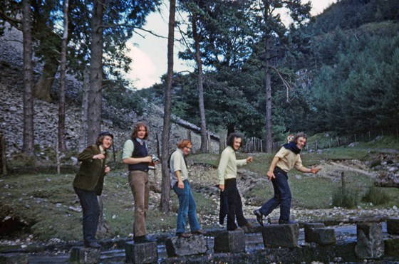 Stepping Stones at World's End Llangollen 1971