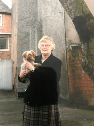 Jeanne at Longcroft with Ginny 1986