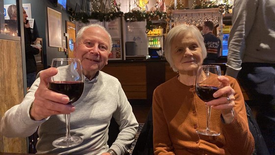 Grumps & Grandma with their very much loved cold water creek from spoons