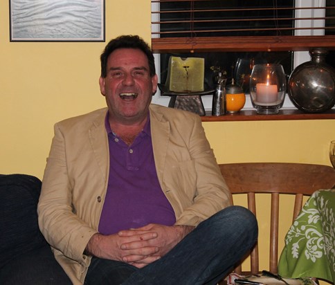 Richard Browne   - laughing at his own joke - Christmas eve 2011 :)
