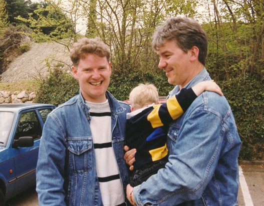 Michael and Kenny St Ives 1996