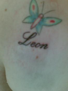 Tattoo I had done in memory of Leon  
