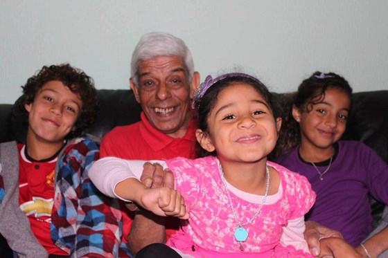 Troy, Yasmin & Jade from NZ with their beloved Raja Dada (grandad)