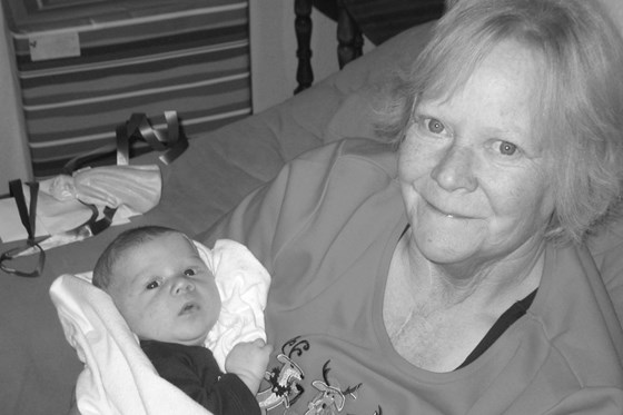Nothing is better than a cuddle with Grandma!  Calvin and Debbie- 2007