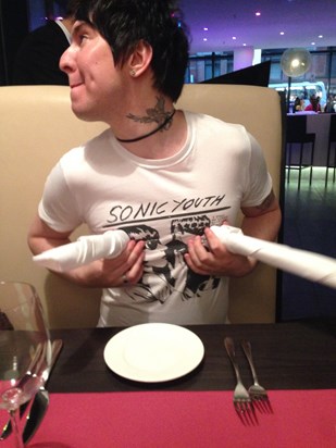 Visiting 5 star restaurants in our band tshirts and taking the piss out of people was our fave.