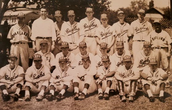 Eagles Baseball Team - Al is back row - 3rd from the left