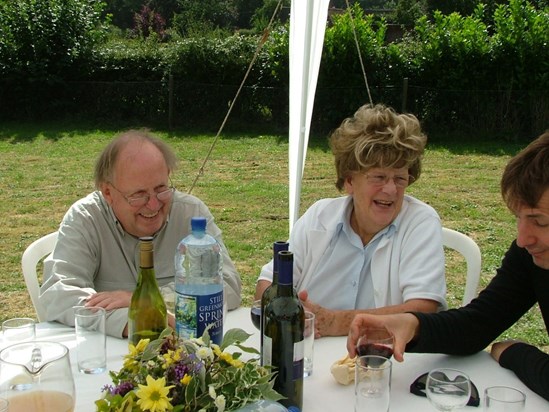 Tony and Anne at Tom and Doreen's 50th Wedding anniversary in September 2006