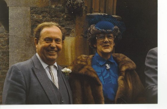 1986 Tony and Anne at Hugh and Margot's wedding