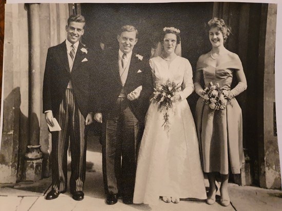 1957 Tony and Anne's wedding