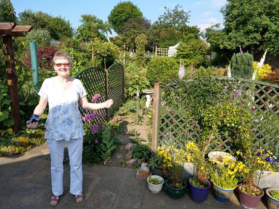 Very proud of the garden at the old house, June 2018