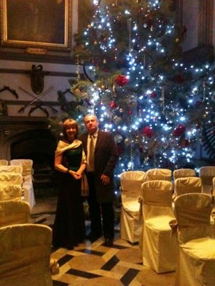 Linda and Alan at their niece Charlottes wedding to husband David 