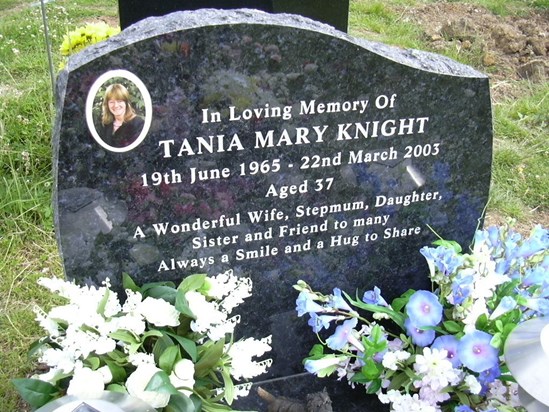 Tania's Headstone 2