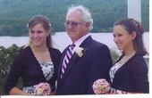 Papaw and Grand daughters at Wedding