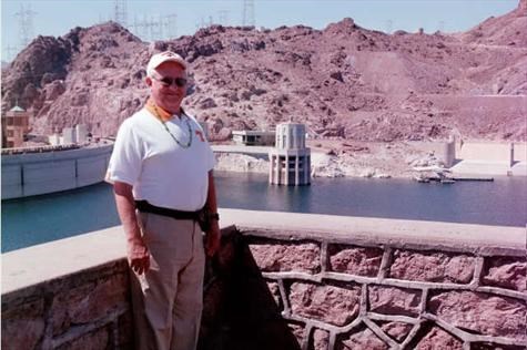 Foster at Hoover Dam