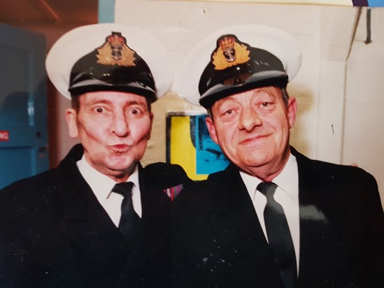 Two of my absolute favourite people I've ever known, Lt Bill Salter and Lt John Tucker what a pair of absolute gems