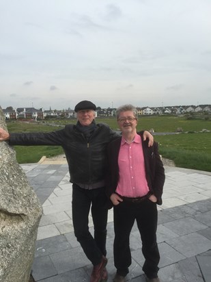 Me (Richard) with Patrick at Celia Griffen Park, Galway April 2015