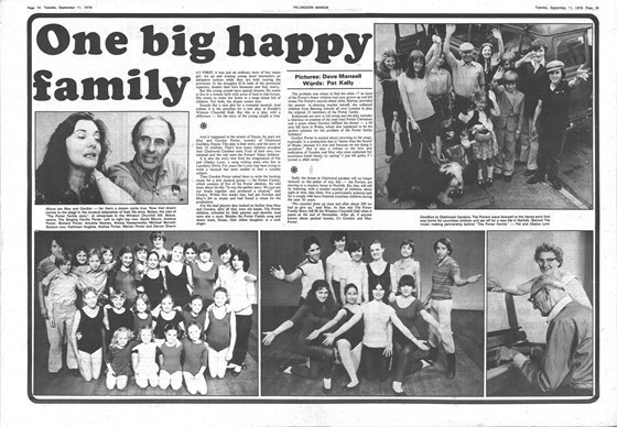 One Big Happy Family :  Published in the Hillingdon Mirror Newspaper  11 September 1979