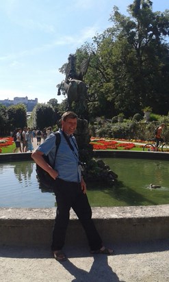 Posing in Salzburg