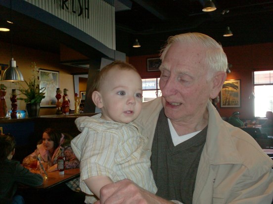 Dad with Henry. on one of his wonderful trips to Canada