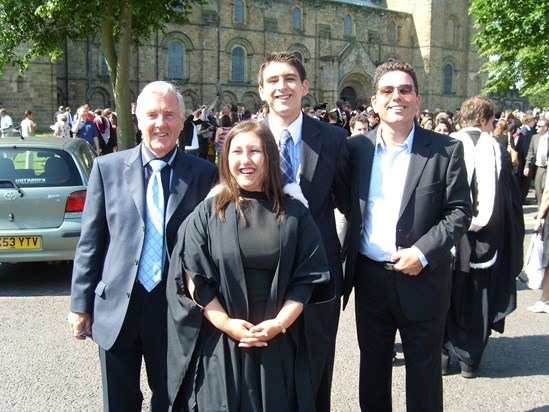 At Marissa's Graduation, Durham University