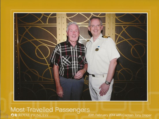 Jimmy on the Royal Princess 2014