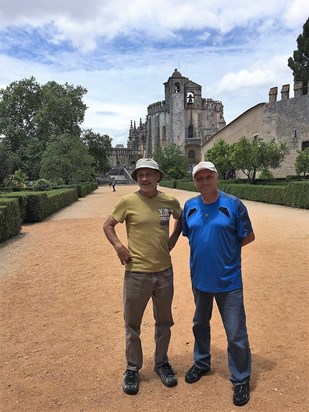 John and Steve. Tomar, Portugal 2019