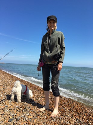 Ali and John took me to Shingle Street in 2016.