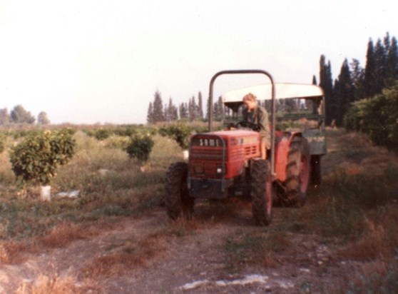 Ali the orchardist Israel 1982. From Julie.