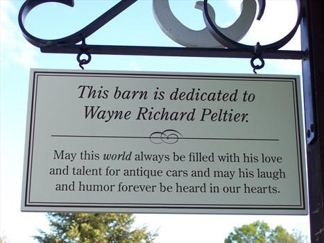 Wayne's World Sign Dedication