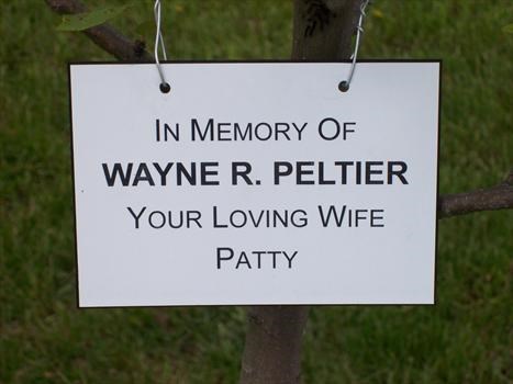 Dedication for Memorial Tree