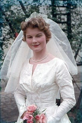 Rosemary on her wedding day in 1961