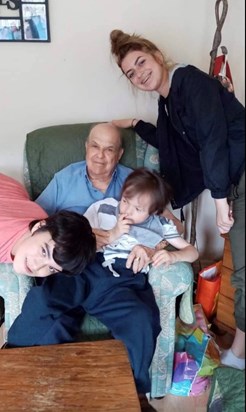 Grams loved having his great grand babies round to visit xxx