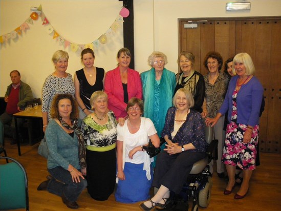 Mrs Rivett's 90th Birthday - with previous teachers and pupils from St. Andrew's School