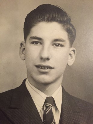 Dad in his teens.