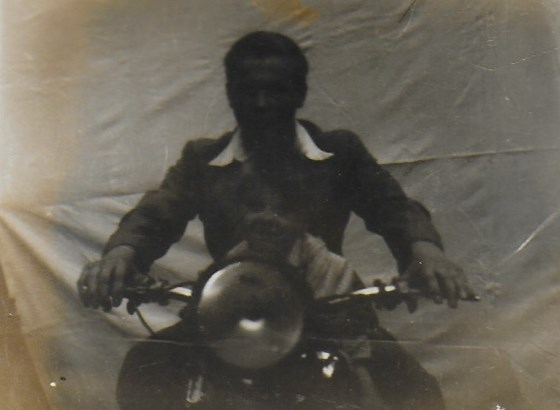 Dad on his bike