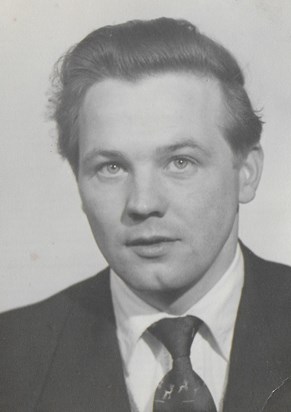 Dad- a handsome young man