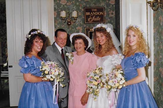 The family at Deb's wedding 1991