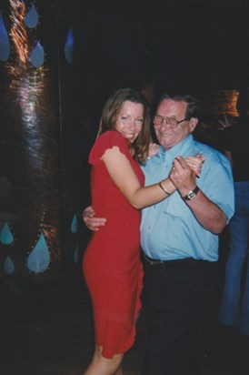 Dad dancing at my 30th B'day party May 2002
