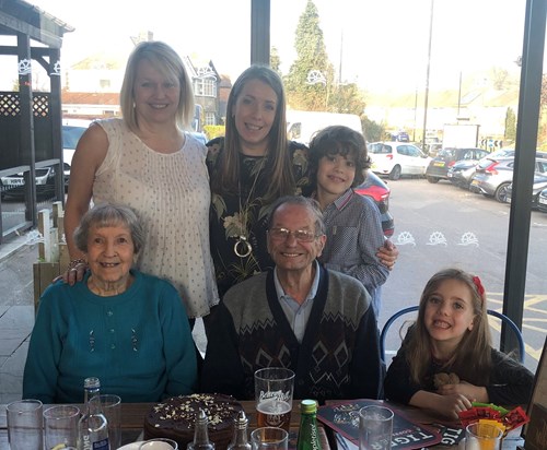 Dad's 89th b'day lunch