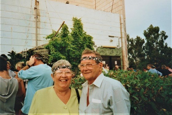 Mum & Dad at the Pirate show Majorca mid 90s