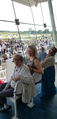 At Stratford racecourse,  July 2019